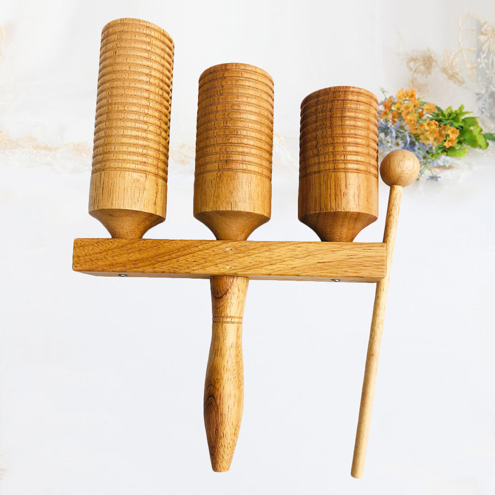 Musical Instrument Clapper - Orff Yüksek Orta Düşük Sesli Ahşap