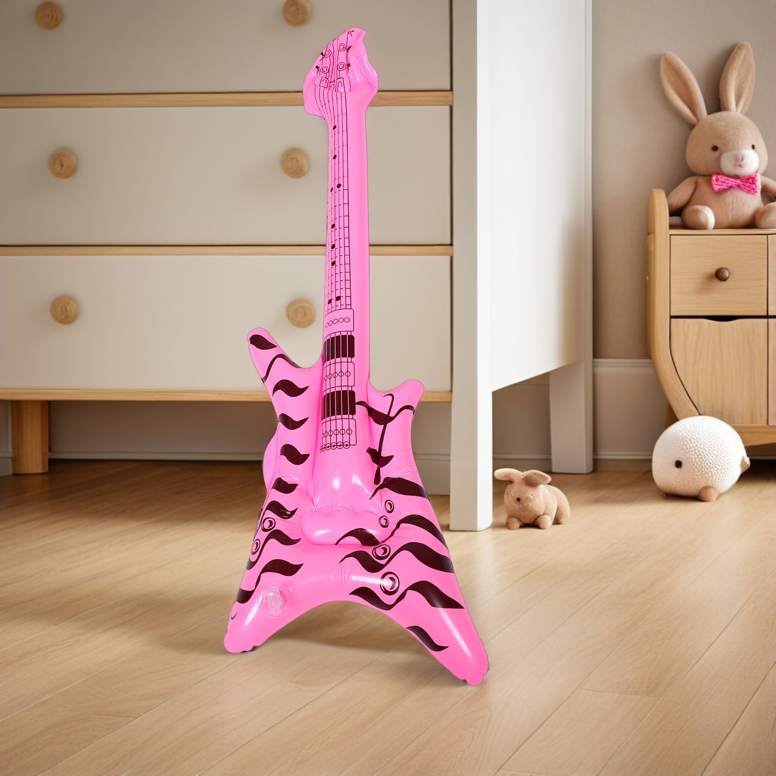 Musical Instrument Blow - Şişirilebilir Rock and Roll Gitarı Retro