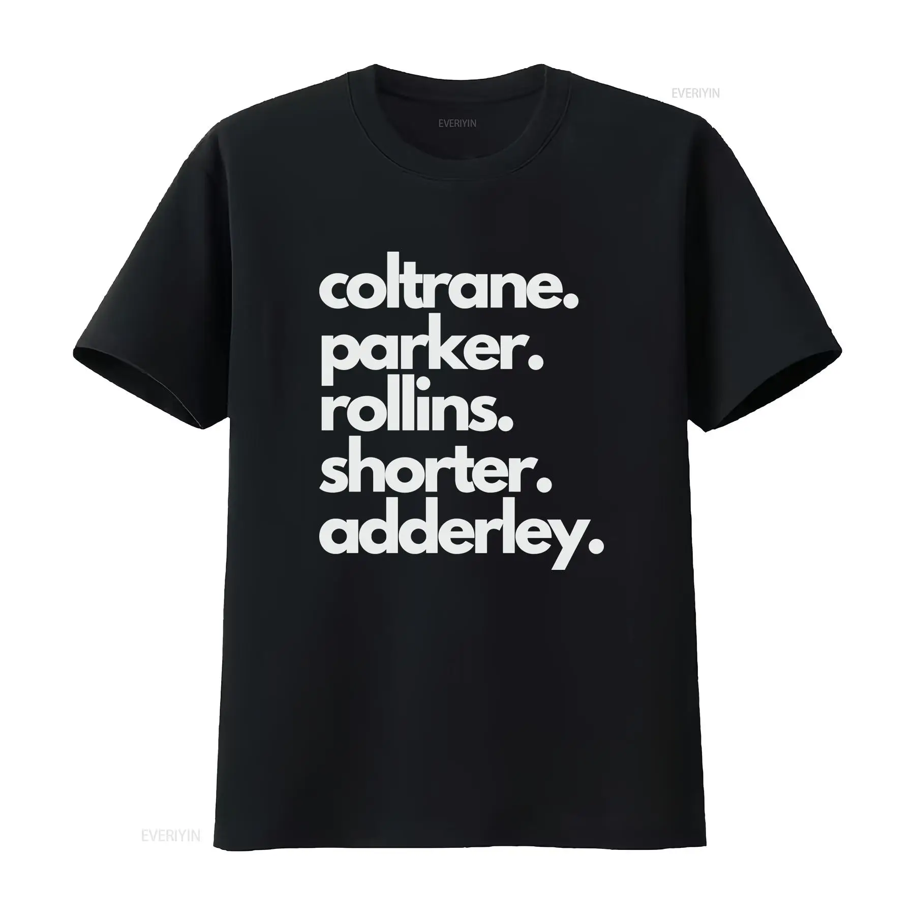 Musical Instrument With Names - Caz Saksafon Efsanesi İsimleri T Shirt
