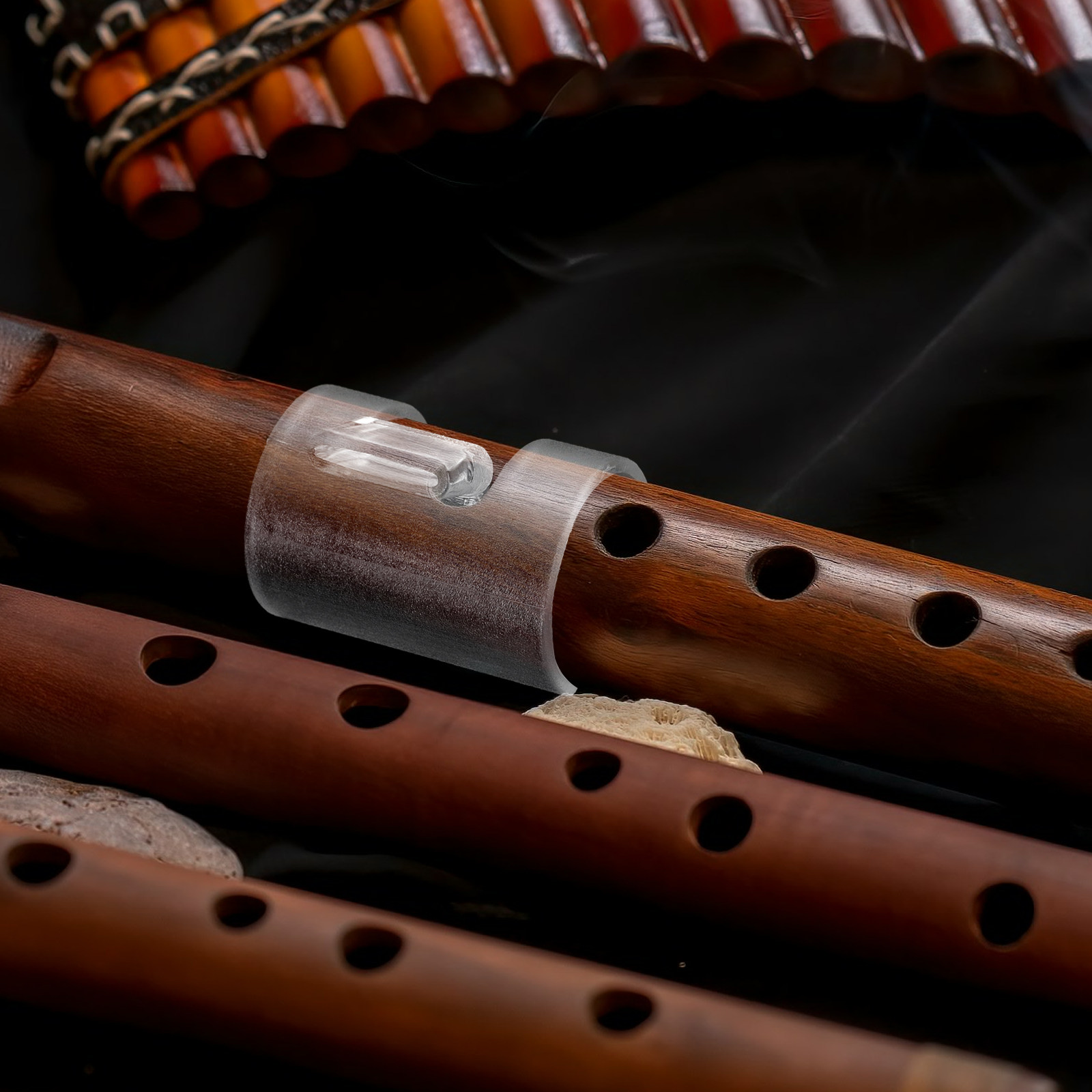 Musical Instrument Blow - Flüt Dudak Koruyucu Pratik Aleti, Müzik