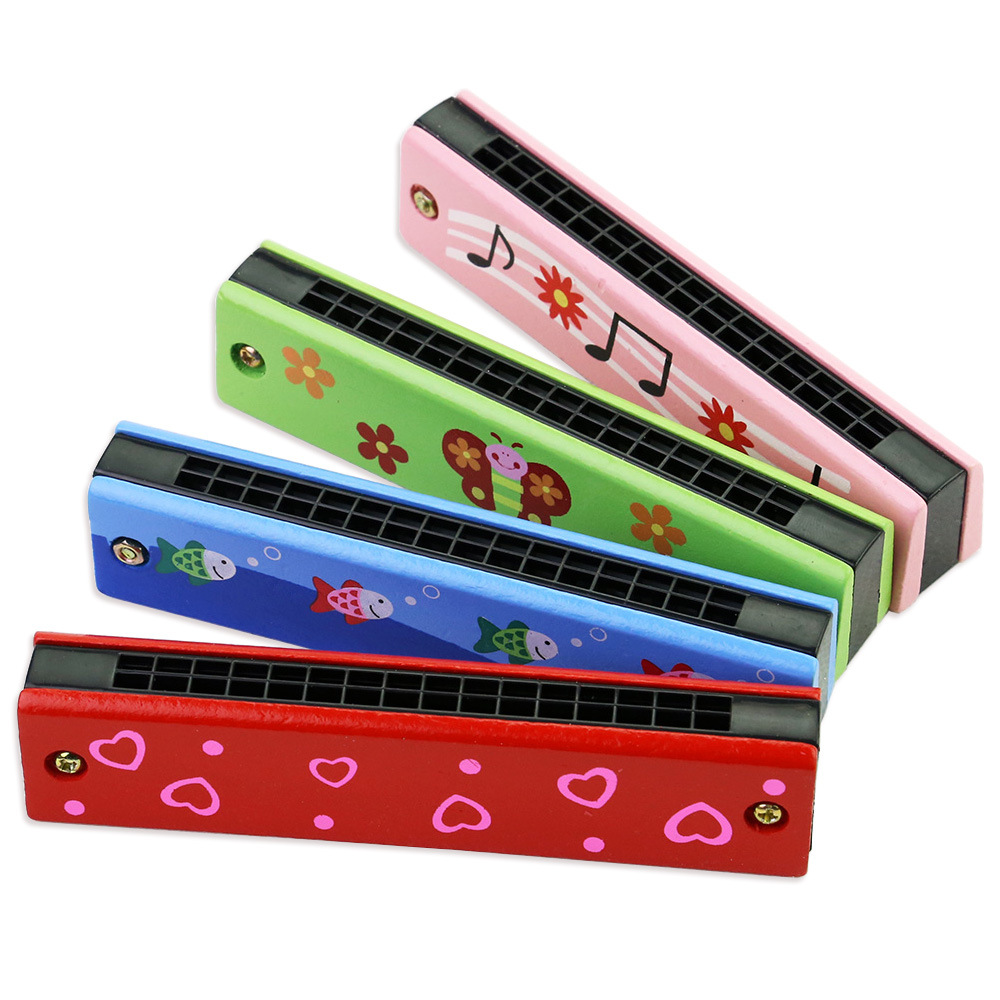 Musical Instrument Blow - Çocuklar için Armonika, Ahşap Müzik Aleti