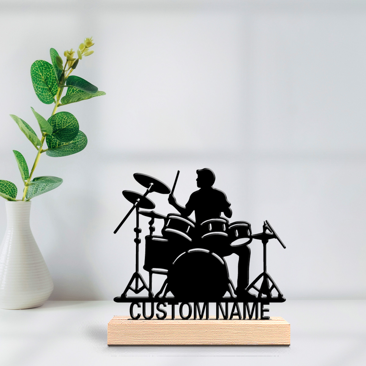 Musical Instrument With Names - 1 adet Özel İsimli Davul Çalma
