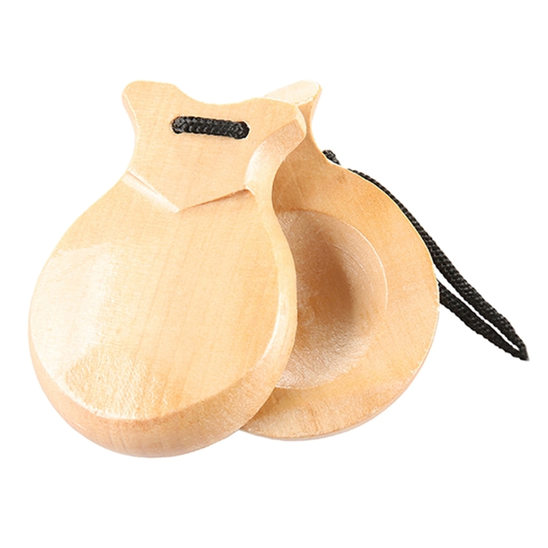 2 adet ahşap İspanyol Castanet - Musical Instrument Clapper incelemesi ve fiyatı