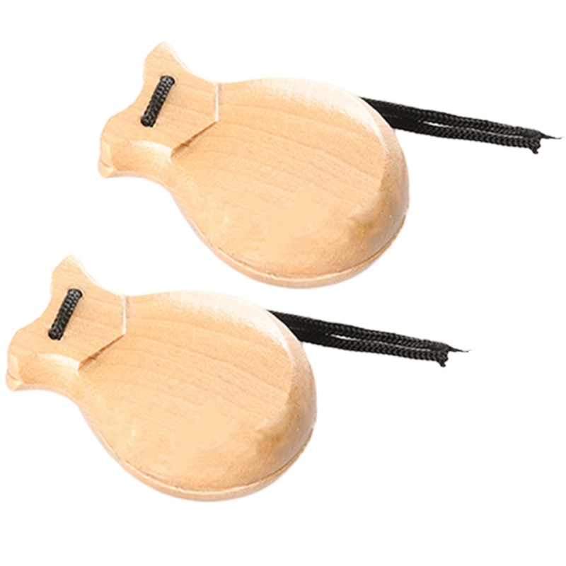 2 adet ahşap İspanyol Castanet - Musical Instrument Clapper incelemesi ve fiyatı