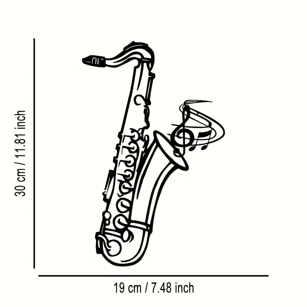 Metal Duvar Sanatı Saksafon De - Musical Instrument Image incelemesi ve fiyatı