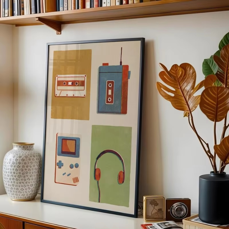 Retro Ortaçağ Pop Müzik Enstrü - Musical Instrument Image incelemesi ve fiyatı