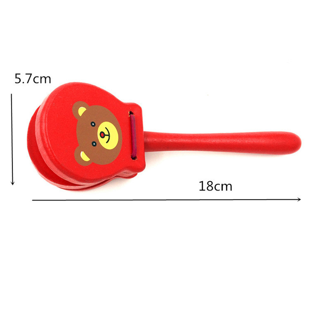 3 adet ahşap kastanyetler el t - Musical Instrument Clapper incelemesi ve fiyatı