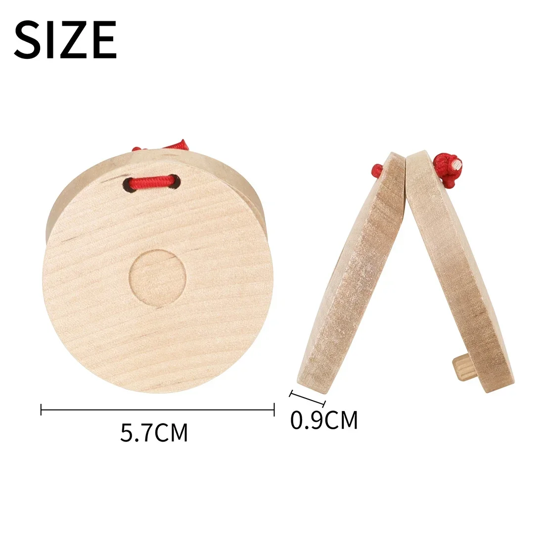 IRIN Orff Kastanyetler Ahşap P - Musical Instrument Clapper incelemesi ve fiyatı