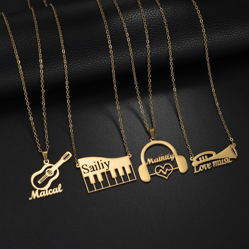 Yeni Özel Ad Müzik Aleti Kolye - Musical Instrument With Names incelemesi ve fiyatı