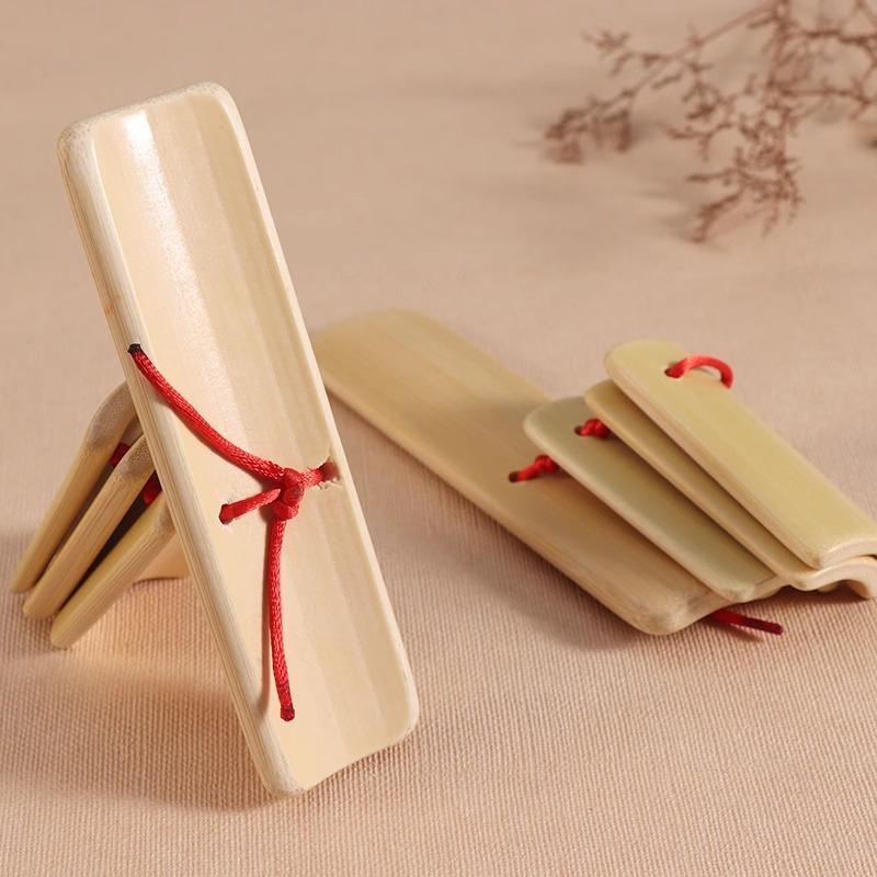Çocuklar için Doğal Bambu Küçü - Musical Instrument Clapper incelemesi ve fiyatı